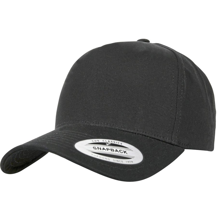 5-Panel Curved Classic Snapback Cap