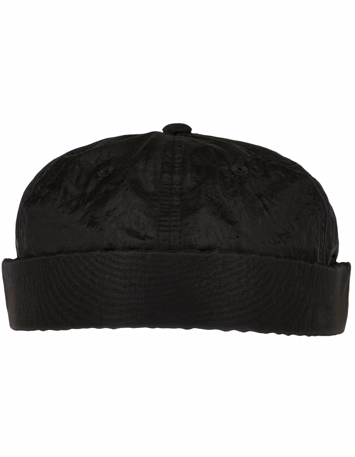 FLEXFIT Docker Cap Schwarz mit Klettverschluss, Black One Size, FX8000