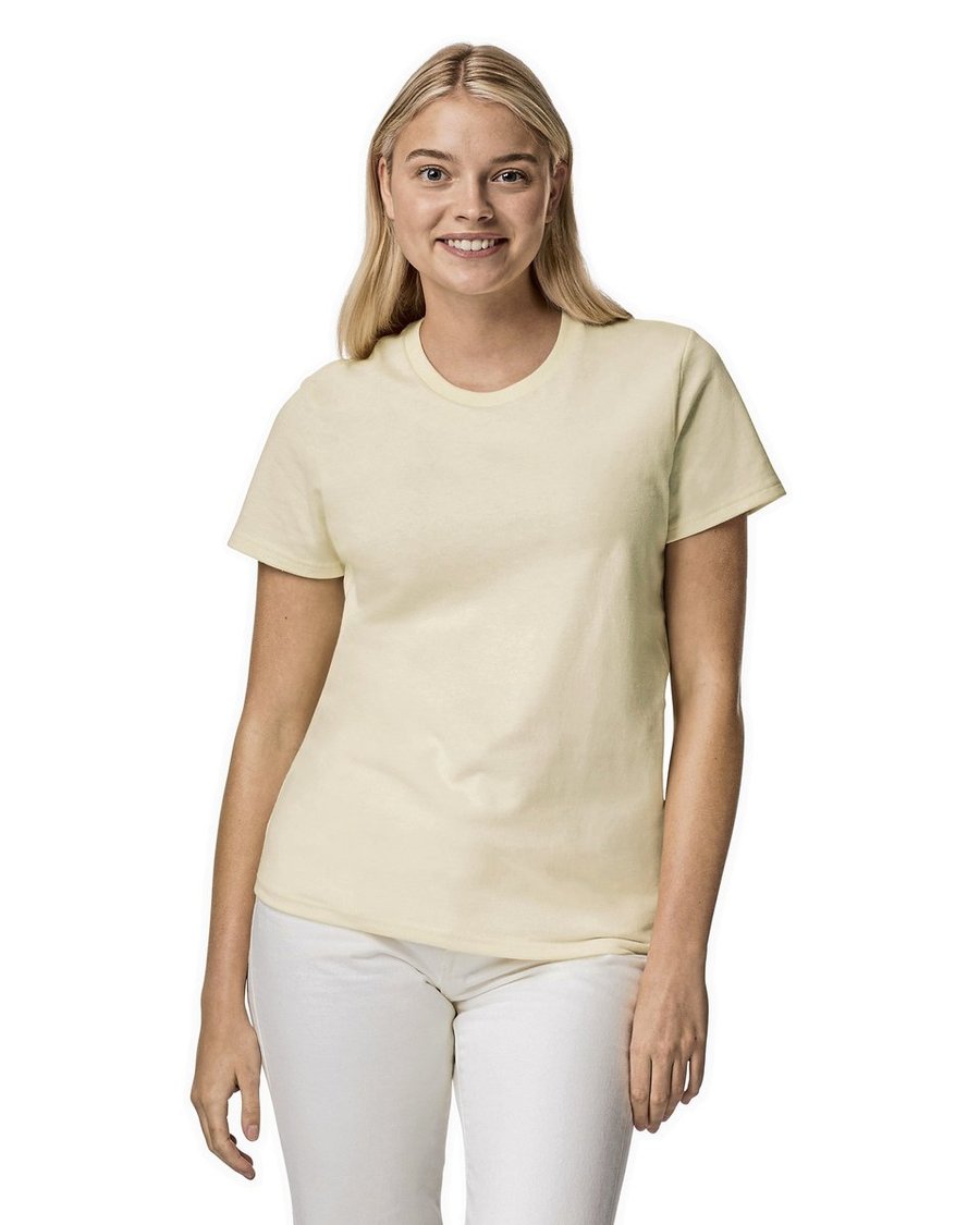 Gildan Heavy Cotton Damen T-Shirt tailliert, White S, G5000L