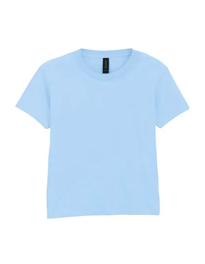 Gildan Softstyle® Jugend-T-Shirt ohne Seitennähte, Light Blue S (110/116), G64000K