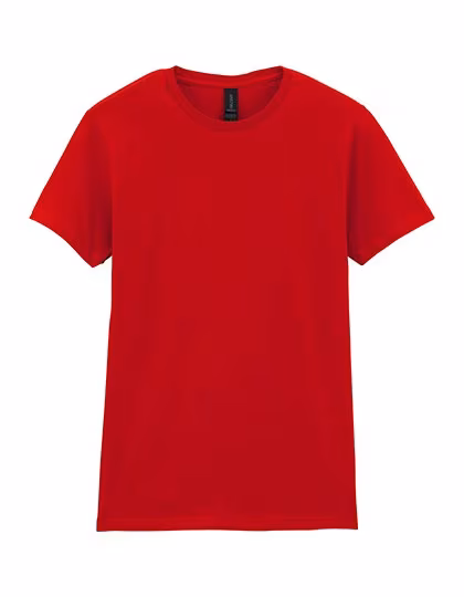 Gildan T-Shirt Softstyle® mit Ripp-Kragen für Damen, Red XL, G64000L