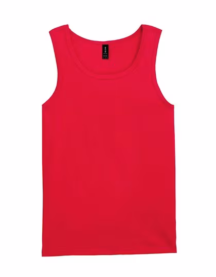 Gildan Ärmelloses Tank Top aus Baumwollmischgewebe, Red M, G64200