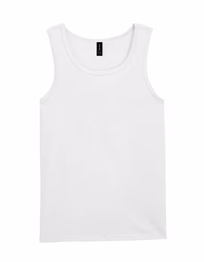 Gildan Ärmelloses Tank Top aus Baumwollmischgewebe, White M, G64200