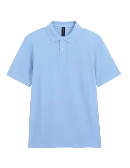 Gildan Softstyle® Piqué Polo with Button Placket, Light Blue XXL, G64800