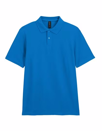Gildan Softstyle® Piqué Polo with Button Placket, Sapphire XL, G64800