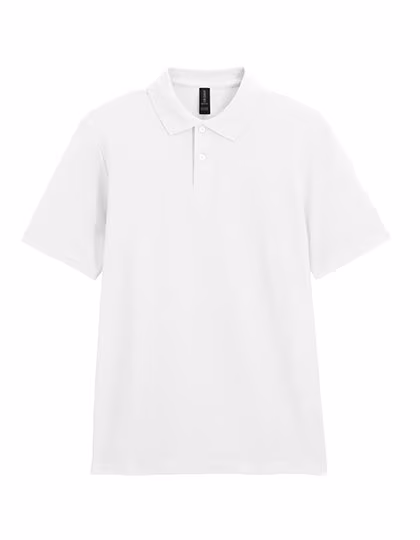 Gildan Softstyle® Piqué Polo with Button Placket, White S, G64800
