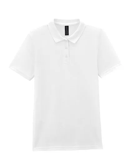 Gildan Piqué Polo mit Taillierung für Damen, White S, G64800L