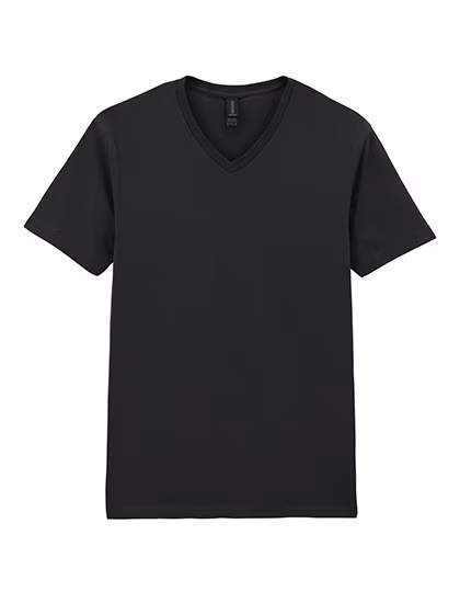 Gildan Softstyle V-Neck T-Shirt Baumwollmix, White XXL, G64V00