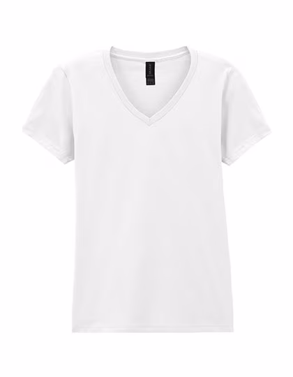 Gildan T-Shirt Col V Softstyle® pour Femmes, White S, G64V00L