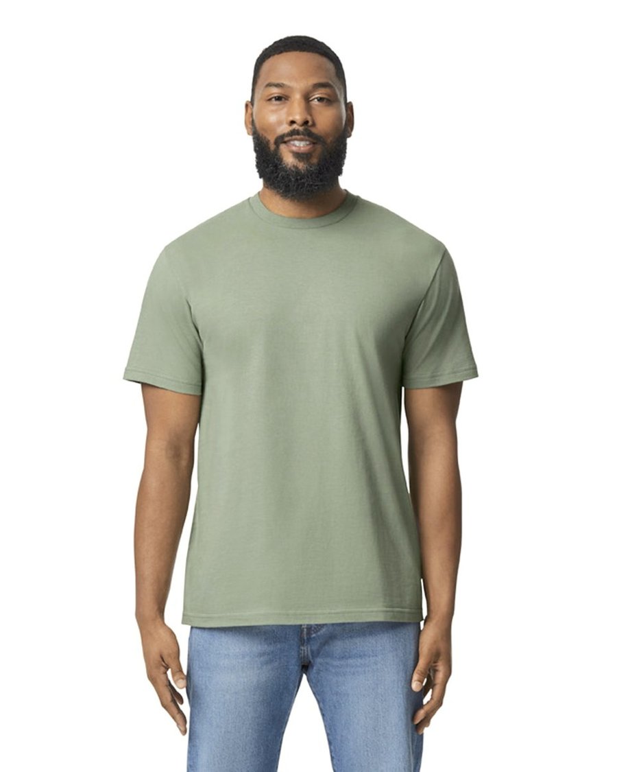 Softstyle Midweight Adult No Label Enzyme Wash T-Shirt
