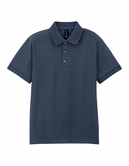 Gildan Polo DryBlend® avec Patte de Boutonnage, Dark Heather S, G8800