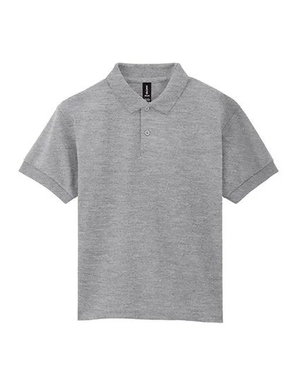 Gildan DryBlend® Polo für Kinder, klassischer Schnitt, Sport Grey (Heather) S (116/128), G8800K