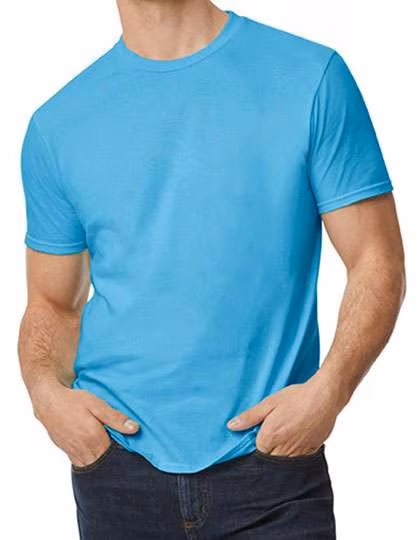 Gildan T-Shirt in Cotone Pettinato, Taglio Stretto, Baby Blue S, G980