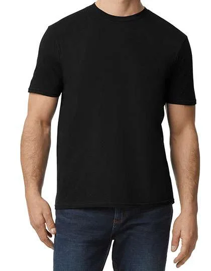 Gildan Gekämmtes Baumwoll T-Shirt, schmaler Schnitt, Black XL, G980