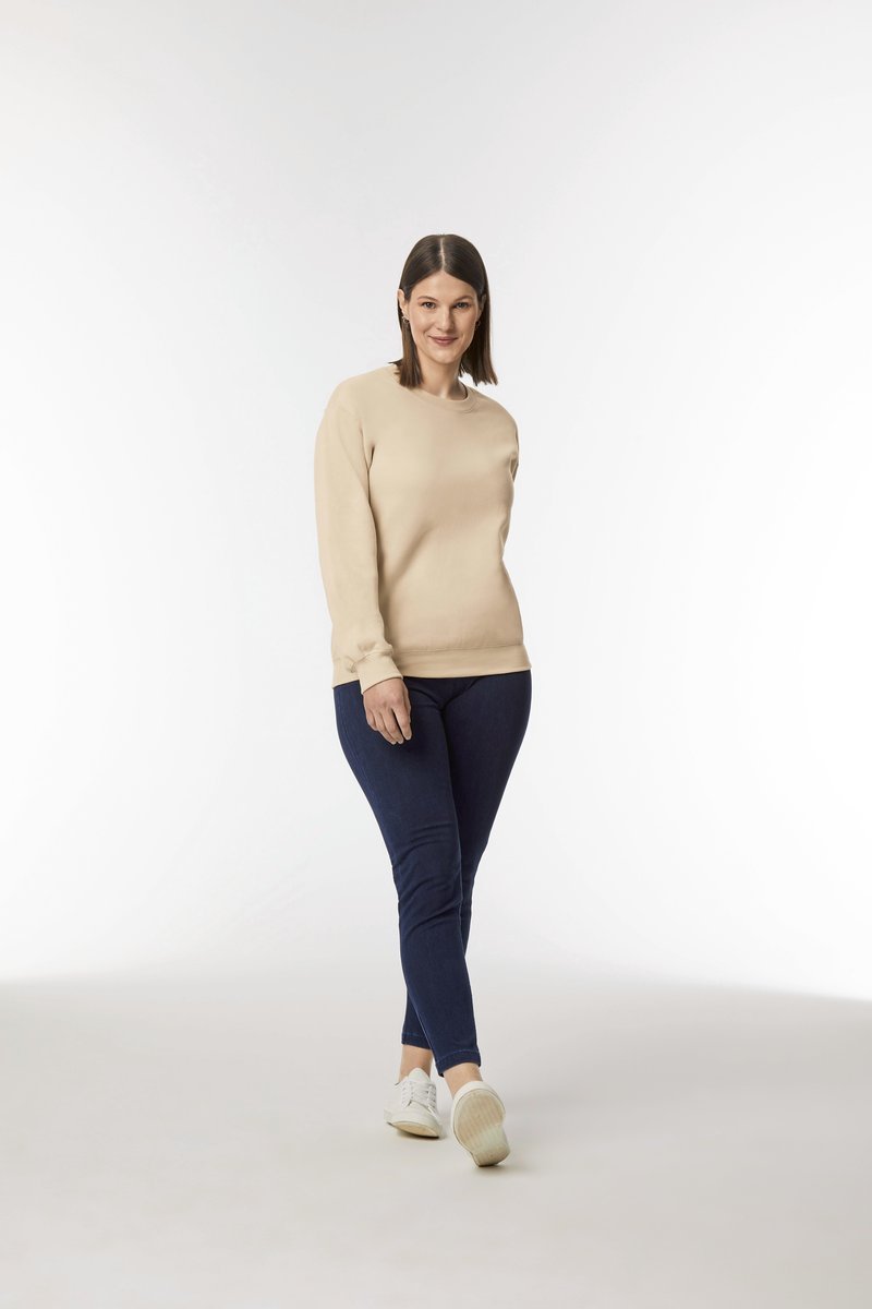Midweight Fleece Crewneck Sweatshirt coton