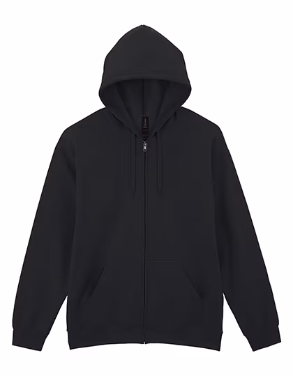 Sweatshirt a capuche adulte Softstyle® Midweight Fleece zip integral