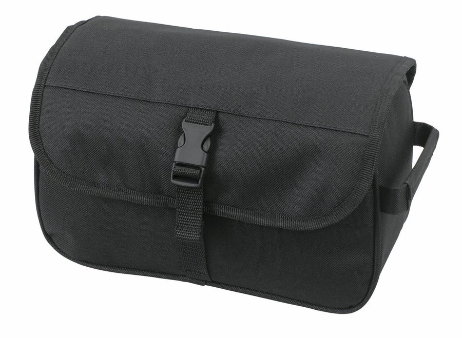Halfar Praktische Kulturtasche mit Aufhängefunktion, Black 27 x 16 x 12 cm, HF1059