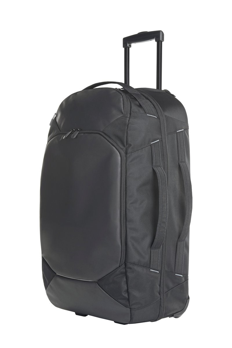 Halfar Rolling Travel Bag Hashtag with Telescopic Handle, Black 35 x 65 x 28 cm, HF15010