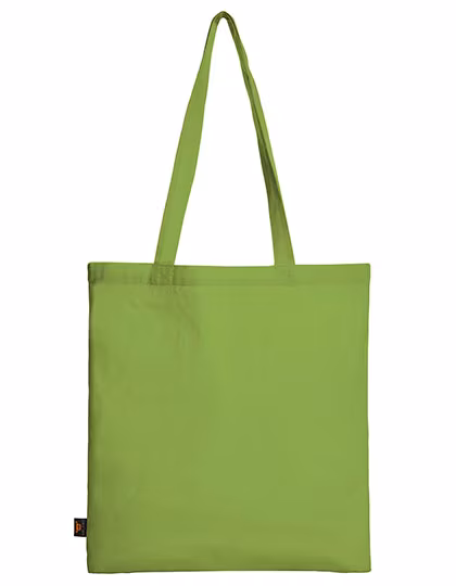 Halfar Cotton Shopper Earth with Long Handles, Apple Green 38 x 42 cm, HF15014