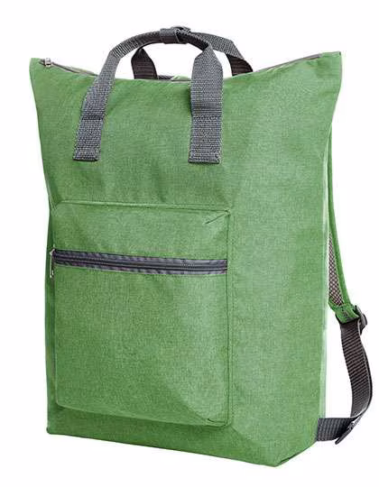 Halfar Sac à Dos Shopping avec Système de Portage Réglable, Apple Green 41 x 43 x 13 cm, HF15016