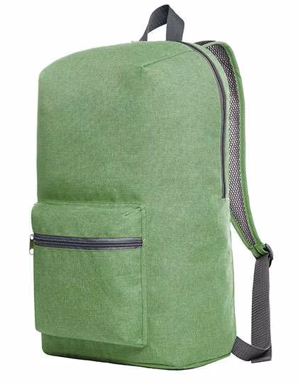 Halfar Rucksack Sky mit 2-Wege-Reißverschluss, Apple Green 27 x 42 x 14 cm, HF15019