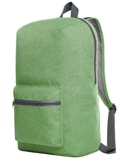 Halfar Rucksack Sky mit 2-Wege-Reißverschluss, Apple Green 27 x 42 x 14 cm, HF15019