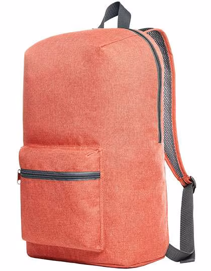 Halfar Rucksack Sky mit 2-Wege-Reißverschluss, Red 27 x 42 x 14 cm, HF15019