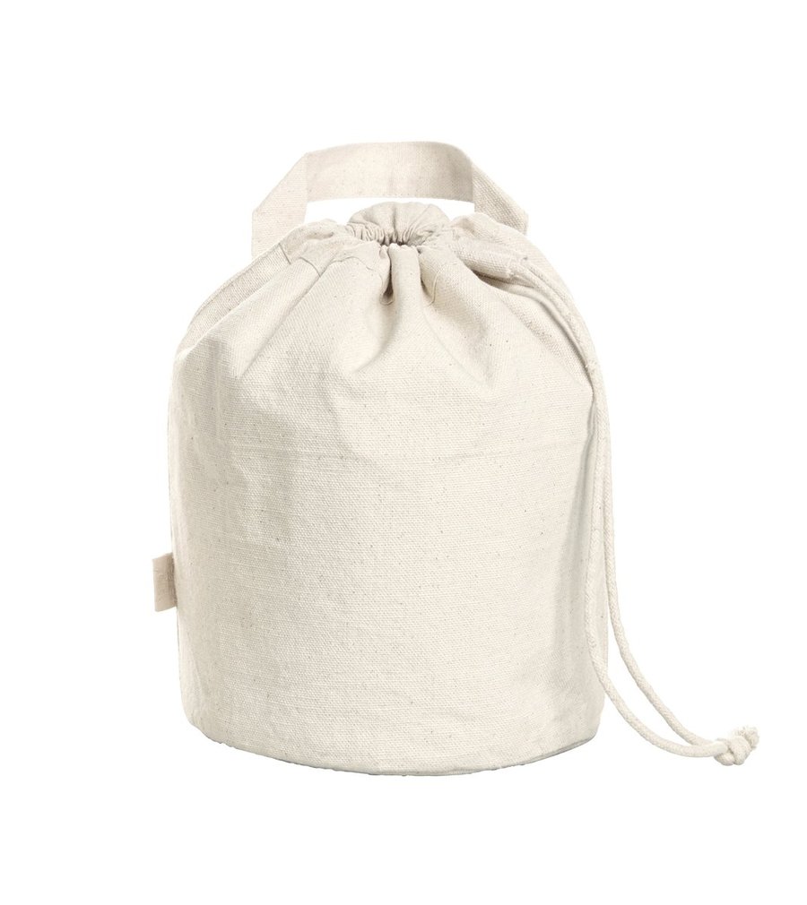 Halfar Pochette Organic avec cordon de serrage et Fächern, Natural 17 x 23 cm, HF15021