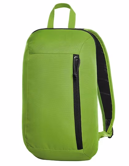 Halfar Rucksack Flow mit Reißverschluss-Vortasche, Apple Green 22 x 40 x 11 cm, HF15024