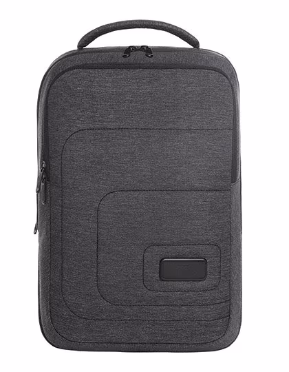 Halfar Sac à Dos Notebook Frame Chiné 19L, Black/Grey-Sprinkle 33 x 46 x 12 cm, HF16052