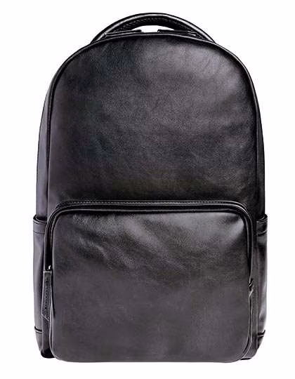 Halfar Zaino Notebook Community in Ecopelle PU, Black 29 x 43 x 15 cm, HF16060