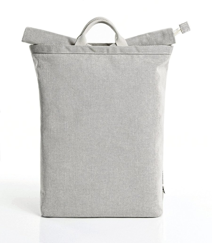 Halfar Rucksack Loom mit Rollverschluss 22L, Grey 28 x 43 x 14 cm, HF16068