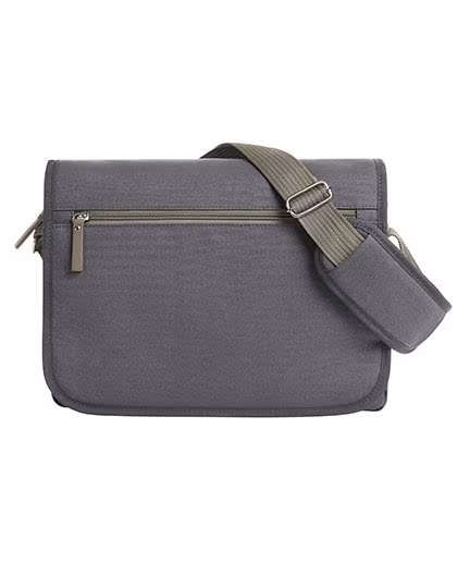 Halfar Sacoche Country en Coton 16 OZ, Anthracite 34 x 26 x 10 cm, HF16071