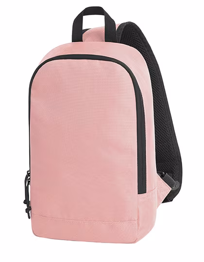 Halfar Monostrap Backpack with 2-Way Zip, Dusky Pink 18 x 30 x 8 cm, HF16080