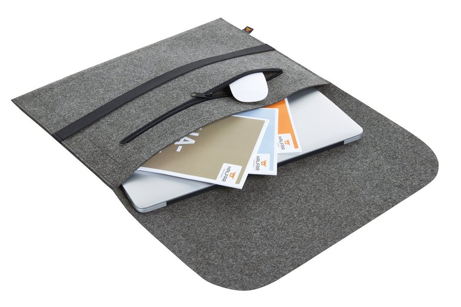 Felt Sleeve for Laptop with Zipper