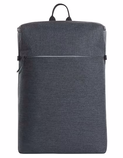 Halfar Zaino Notebook Toplader in Poliestere, Black/Grey-Sprinkle 27 x 40 x 13 cm, HF16085