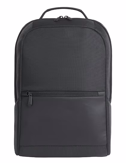 Sac a dos pour ordinateur portable Expert en polyester, noir