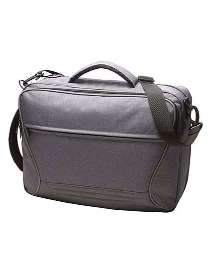 Halfar Combibag Attention: Business- und Rucksackfunktion, Blue-Grey Melange 43 x 31 x 16 cm, HF2199