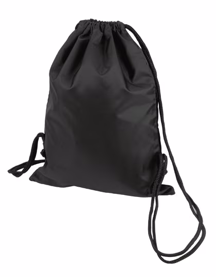 Halfar Taffeta Backpack Sport with Drawstring, Black 33 x 42 cm, HF2716