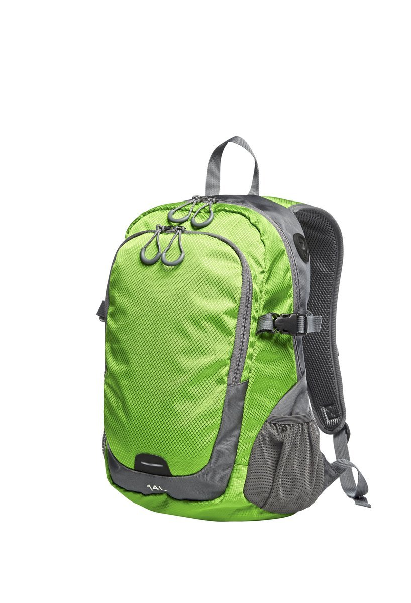 Halfar Rucksack Step M mit reflektierender Vorderseite, Apple Green 30 x 42 x 14 cm, HF3062