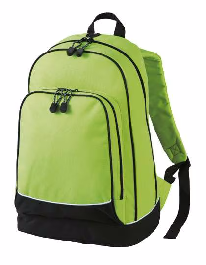 Halfar Daypack City in Verde Mela, 18 Litri, Black 28,5 x 42 x 17 cm, HF3310