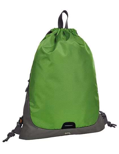 Halfar Drawstring Backpack with Side Pocket, Apple Green 36 x 45 cm, HF3349