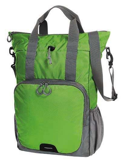 Halfar Multi Bag Step Rucksack mit Reißverschluss, Apple Green 29,5/42 x 48,5 x 15 cm, HF3350