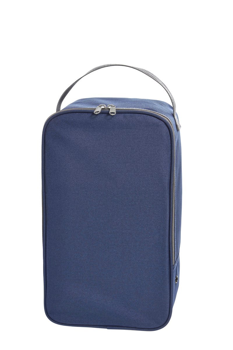 Halfar Schuhtasche mit Belüftungsösen, Polyester, Black 21 x 38 x 15 cm, HF4007