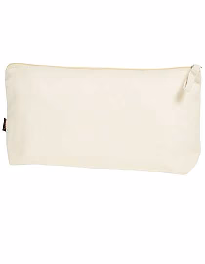 Halfar Sac Zippé Organic L en Coton Bio, Nature 30 x 16 x 8 cm, HF4013