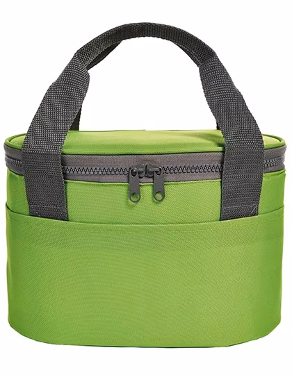 Halfar Lunchbag Solution mit 2-Wege-Reißverschluss, Apple Green 25,5 x 16 x 15 cm, HF4015