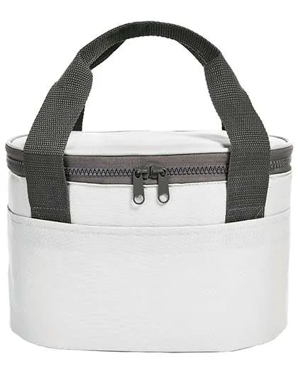 Halfar Lunchbag Solution mit 2-Wege-Reißverschluss, White 25,5 x 16 x 15 cm, HF4015
