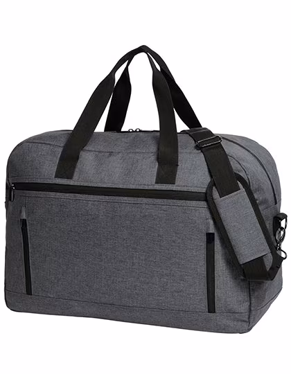 Halfar Reisetasche Fashion mit 40 Litern, Blue-Grey Melange 52,5 x 35,5 x 22,5 cm, HF4017