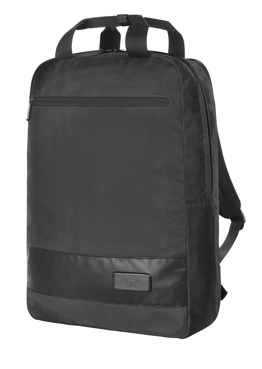 Halfar Notebook-Rucksack Stage mit Kontrast-Streifen, Anthracite 32 x 43 x 14 cm, HF6089