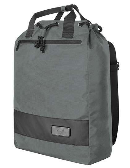 Halfar Rucksackshopper mit Kordelverschluss 20L, Anthracite 32 x 45 x 15 cm, HF6090